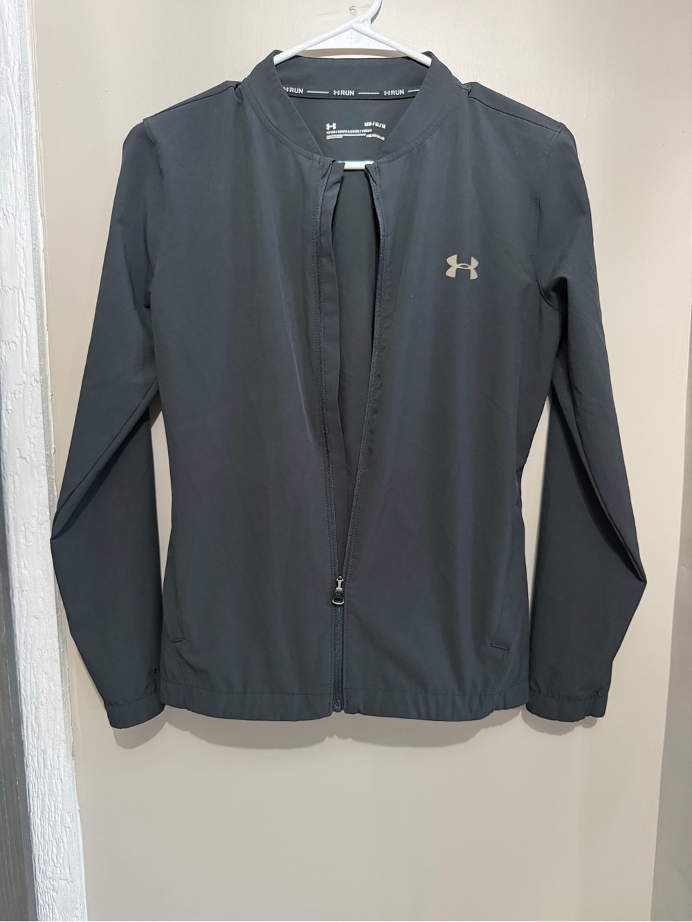 Under Armour Storm Launch Women’s Black Full-Zip Lightweight Bomber Jacket
